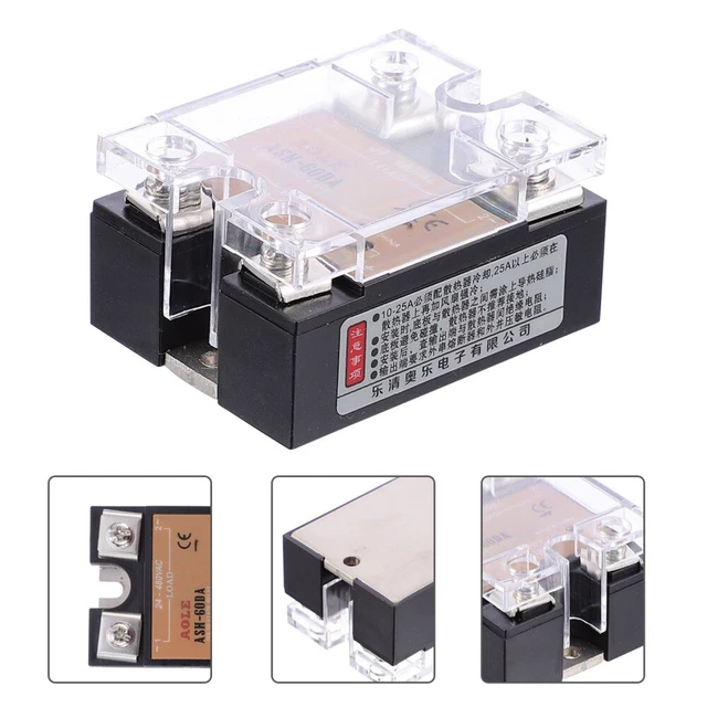 AC SOLID STATE Relay Single Phase DC Control Equipment Thermostat £13. ...