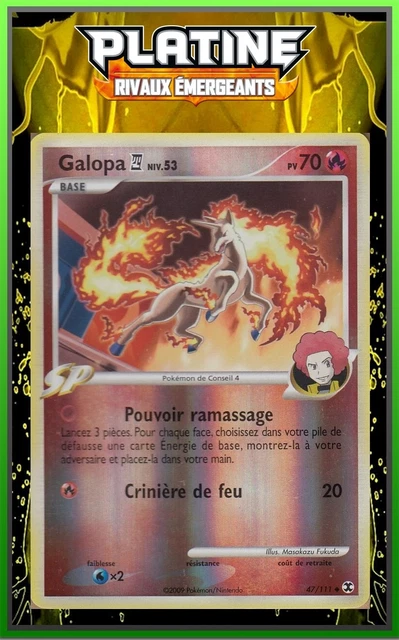 Galopa C4 Reverse - Platinum02: Emerging Rivals - 47/111 - Pokemon Card FR