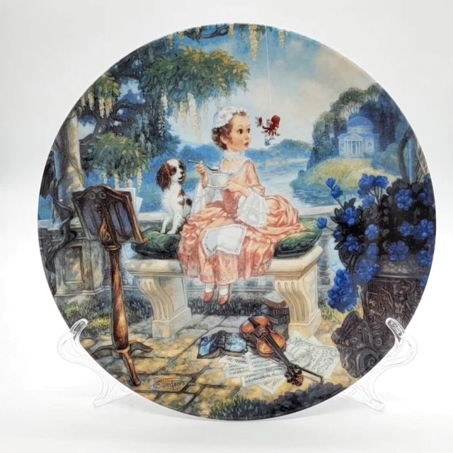 Scott Gustafson Classic Mother Goose "Little Miss Muffet" Collector Plate  w/COA 2