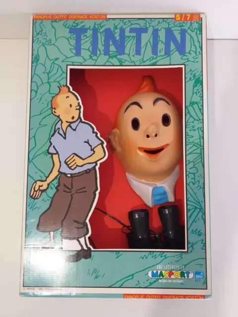 Panoplie Tintin Masport Masporo César 1993 incomplète