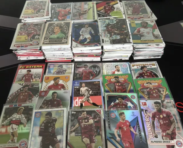 XXL Topps Panini FC Bayern München 900 Karten Lot! Rookies RC, Inserts, Base Etc