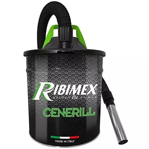 Aspirapolvere per cenere Ribimex Cenerill, 18 L, 1000 W, PRCEN 001 - verde + nero