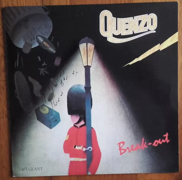 DISQUE VINYLE MAXI 45t 12" QUENZO « Break out » POP  FRANCE 1983