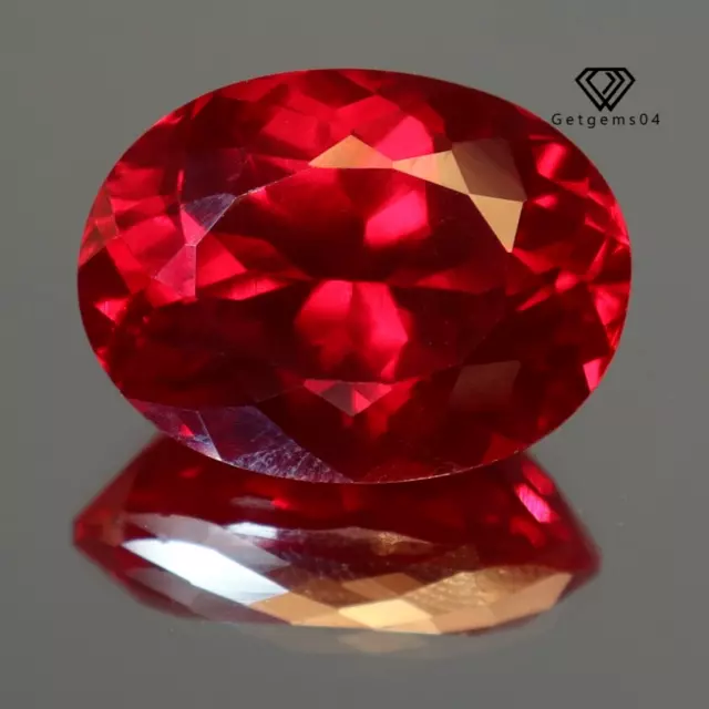 12.10 Ct Natural GIE Certified Oval Cut Red Ruby Unheated Faceted Loose Gemstone