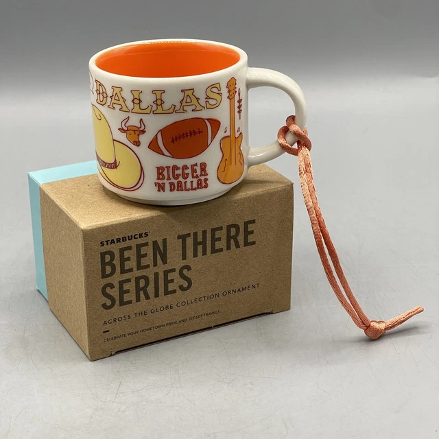 Starbucks Texas Been There Series Ornament - 2oz Ceramic Demitasse Mug With Hanging String