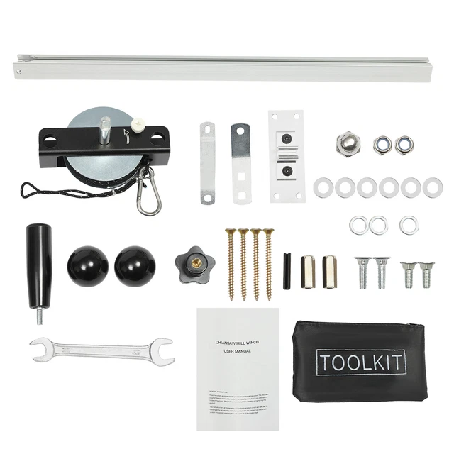 AUXILIARY OILER WINCH Kit Mill Lumber Chainsaw Mill Winch W/ Handle