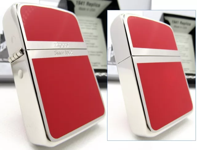 Red Double Sides Montparnasse 1941 Replica Zippo 2020 MIB
