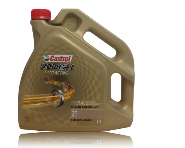 Castrol Power 1 Racing 2T API TC, JASO FD, ISO-L-EGD 4 Liter