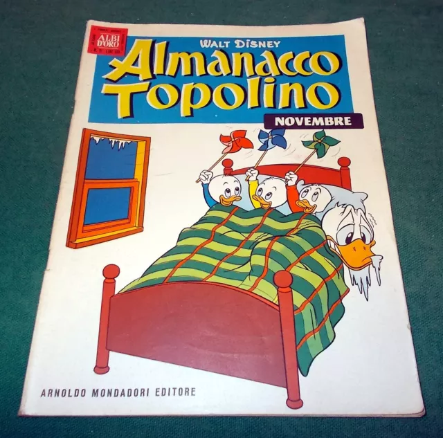 ALMANACCO TOPOLINO n. 11 NOVEMBRE del 1959 Originale con GIOCO ediz. Mondadori