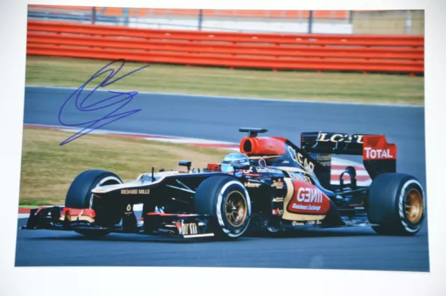 Nicolas Prost signed 20x30cm Lotus Foto  Autogramm / Autograph in Person