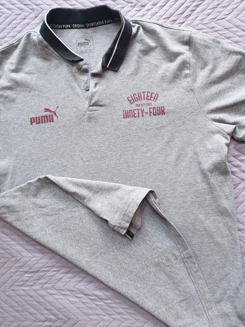 Maglietta polo da uomo Puma 1894 grigia grande