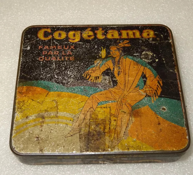 Ancienne Boite Petits Cigarillos Cogetama (Collection Tabac) 2