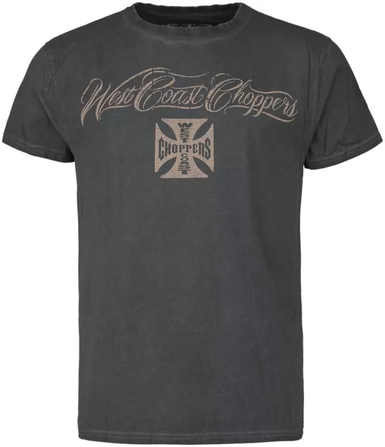 West Coast Choppers Eagle Crest Männer T-Shirt anthrazit