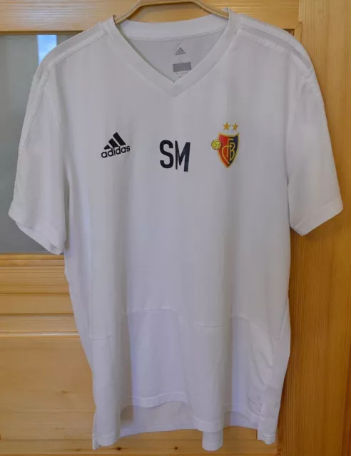 2018 - 2019 FC Basel, Training Football Shirt by Adidas, Player Issue, Size L