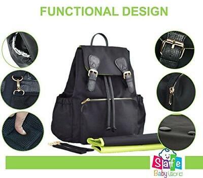 Diaper Bag Backpack with Portable Changing Pad Large Unisex Baby Bags