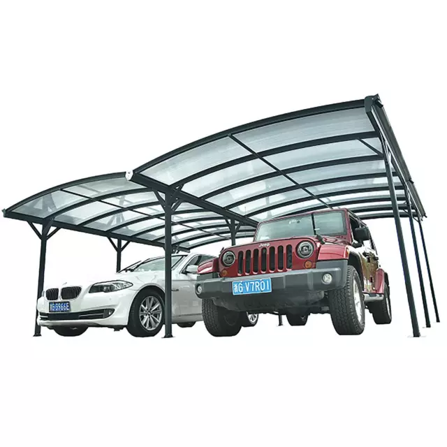 Car Port Garage Curved Kingston Shelter Canopy CP7 - 10x16, 20x16