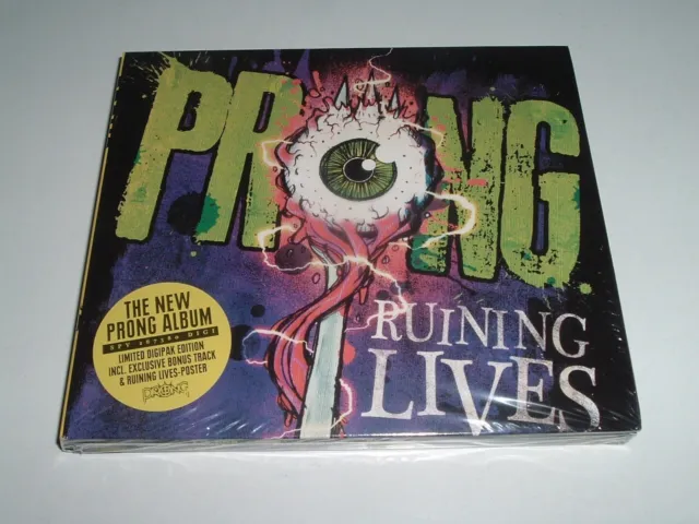 PRONG - RUINING LIVES - CD Album, Digipak, Ltd. Edition, SPV 267380 DIGI (2014)