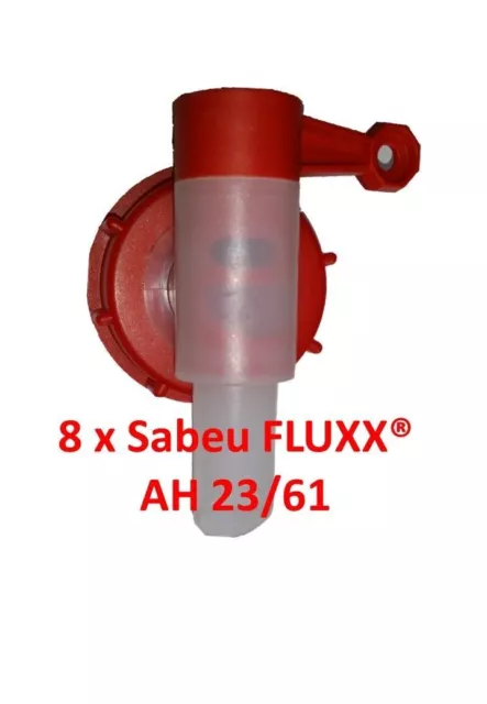 8 x FLUXX® Auslaufhahn AH23/61 15-60 L Kanister Kanisterhahn Sabeu