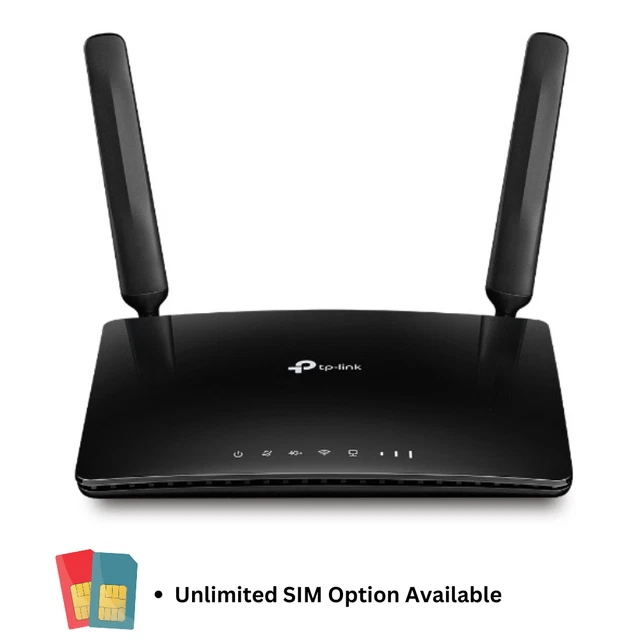 TP-Link Archer MR600 4G+ LTE Router | AC1200 Unlocked – EE/Vodafone SIM Option