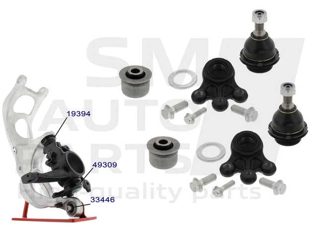 Support De Suspension Articulé Inférieur Avant - Pour Citroën C5/C6 & Peugeot 407/508 - Pièce Neuve D2P
