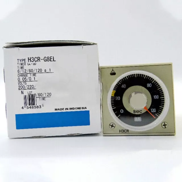 New Time Delay Relay For Omron H3CR-G8EL AC 220V In Box