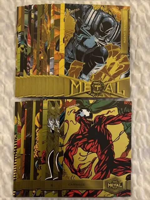 2021 Skybox Marvel METAL Universe Spider-Man YELLOW FX Cards You Pick/Choose!