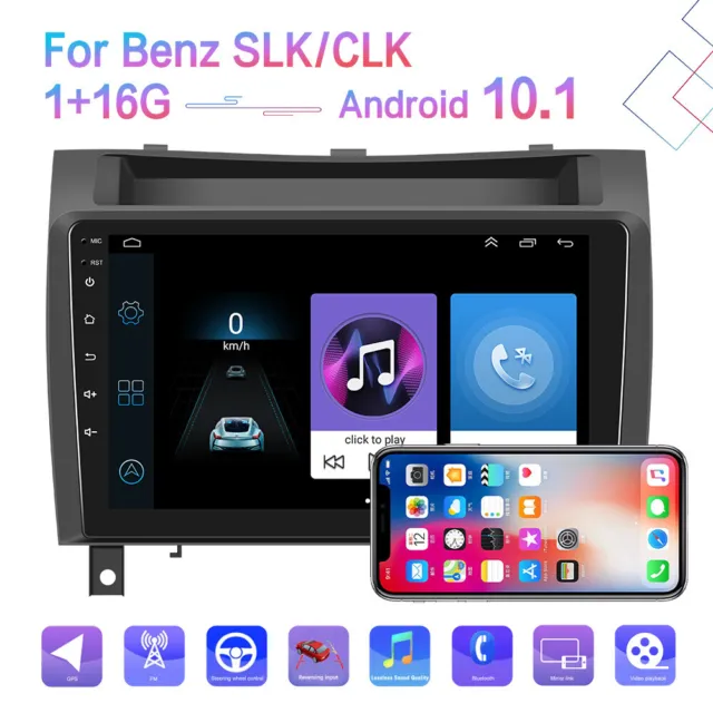 9inch Android 10.1 Car Stereo Radio GPS Navigation for Mercedes-Benz SLK/C 04-11