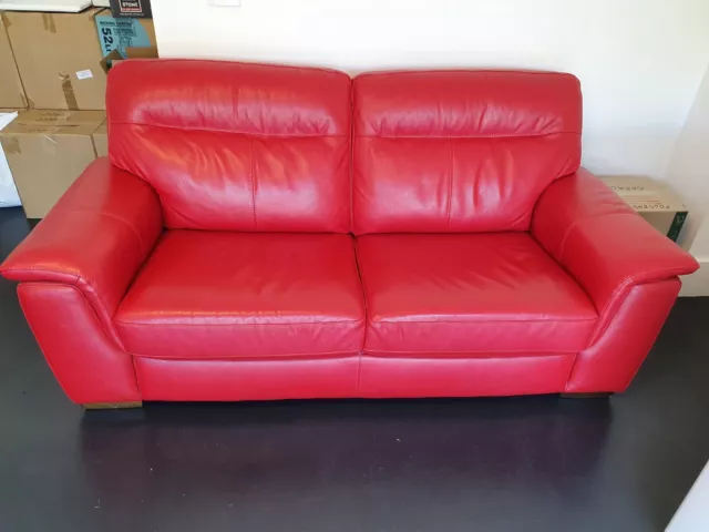 2 ½ seat Zen Sofa in Full Grain Leather