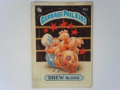 1986 Garbage Pail Kids #93a Drew Blood - Series 3 LB6