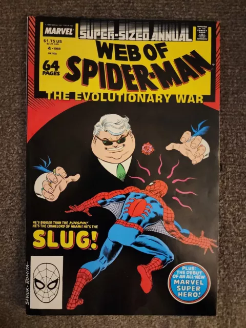 Web of Spider-Man Annual #4 Direct Edition Cover 1994. Box L