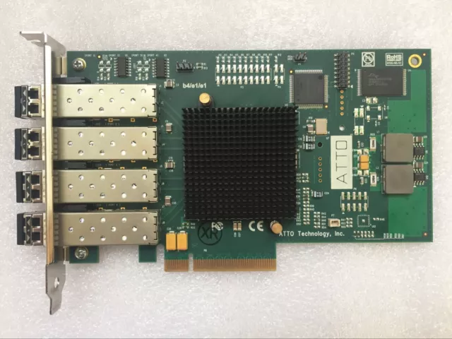 ATTO Celerity FC-84EN 8s Fiber Fibre Channel PCIe Card #A6-22 3