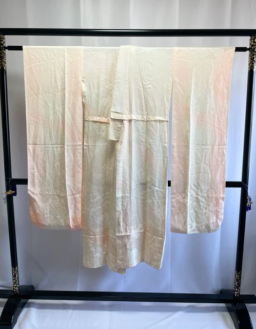 Vintage Japanese Juban kimono - Women's NagaJuban Kimono Robe