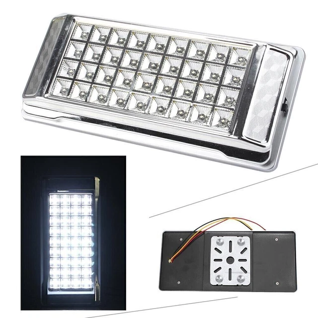 Luce Di Lettura A Cupola Grigia Per Auto – Ricambio Qiilu Per Seat Altea, Toledo, Leon (6Q0959613A, 6QD947105E)