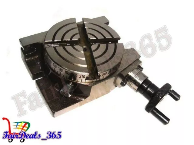 4" Inch Rotary Table Horizontal Vertical Use For Diy Machinists