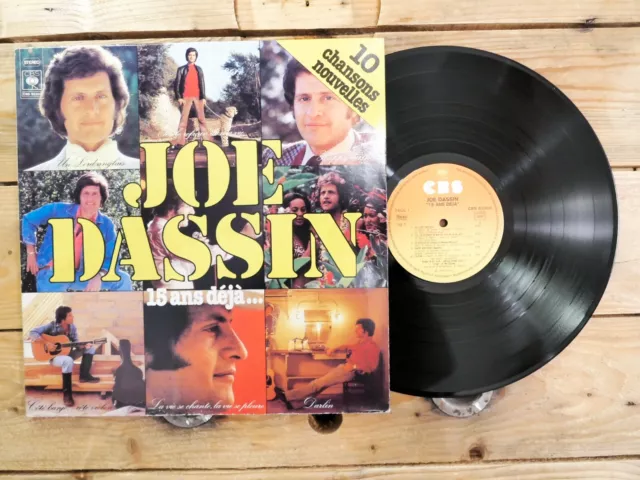 Joe Dassin 15 Ans Deja Lp 33T Vinyle Ex Cover Ex Original 1978