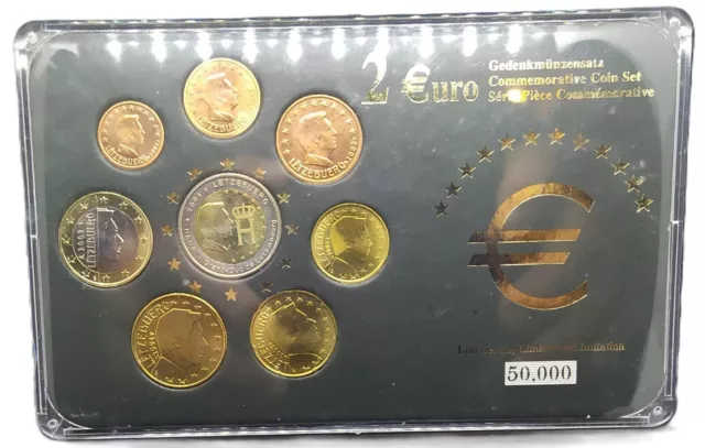 2€ Coffret Série de 8 Pièces Commémoratives 2004 - Grand Duché du Luxembourg