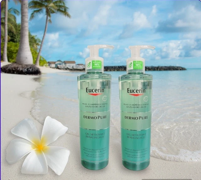 2 X EUCERIN DermoPure Reinigungsgel, 400 ml, PZN 13981063☆☆☆☆☆