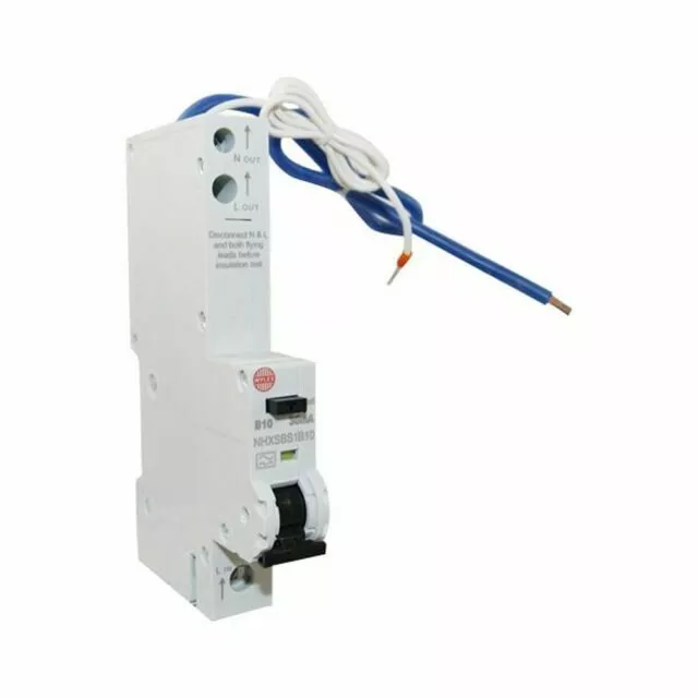 Wylex NHXSBS1B32 Type B 32 A Residual Current Breaker with Overcurrent