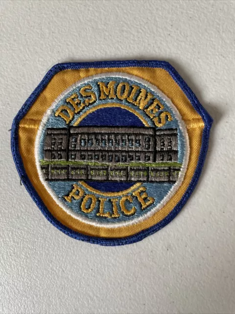 Des Moines Police Department Patch