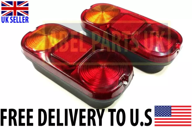 Jcb Parts - Pair Of Rear Light Unit For Various Jcb Models (Part No. 700/50018)