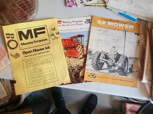 Vintage Massey Ferguson Ads Lot