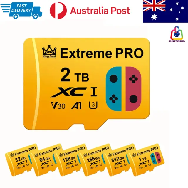Extreme Pro 2TB High Speed Memory SD Card 512GB 256GB A1 Memory Card