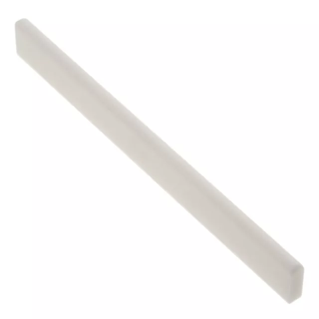 SaddIe 3x 8.5x 80mm Buffalo Bone Ivory Bridge String Acoustic Guitar Repair Part