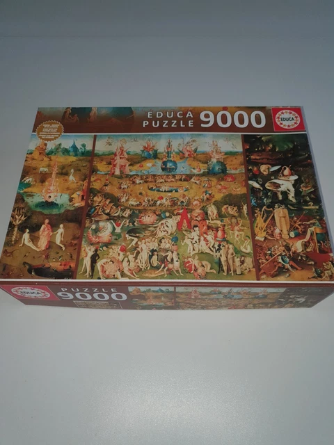 PUZZLE,EDUCA,GARTEN DER LÜSTE,HIERONYMUS Bosch,9000 Teile EUR 65,00