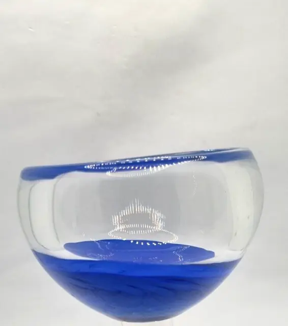 Murano O Kosta Boda -  Anna Ehrner Vaso Vetro Blu Cobalto