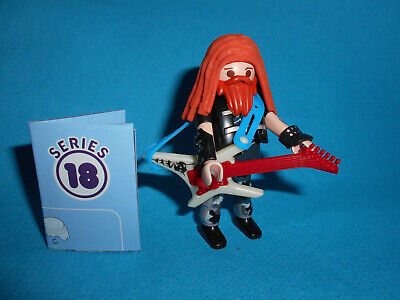 Playmobil figures 70369 boys serie 18 Musiker Rocker E-Gitarre unbespielt top 