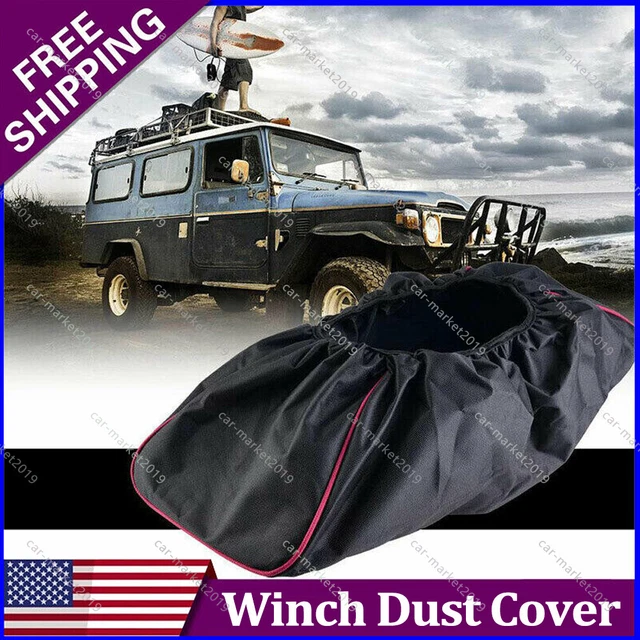 Waterproof Winch Cover for Jeep ATV Boat Trailer Sailboat 8000-17500lb Winches