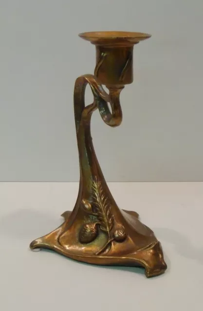 Candlestick Art Deco Style Art Nouveau Style Bronze