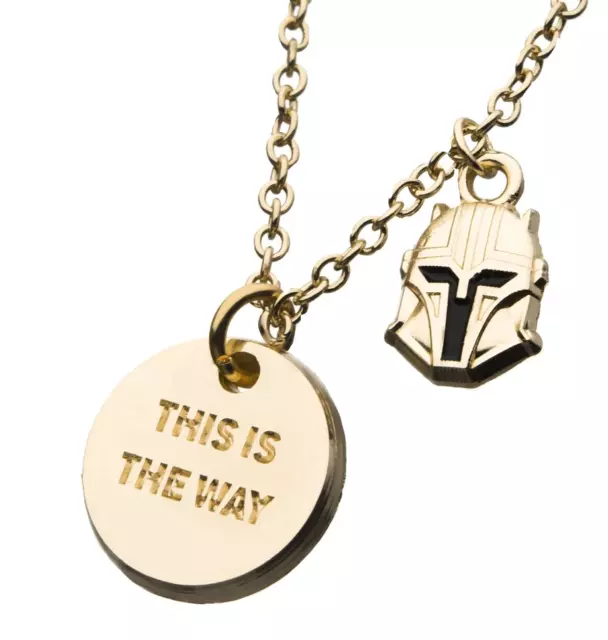 Star Wars The Mandalorian This is The Way Necklace by SalesOne Studios