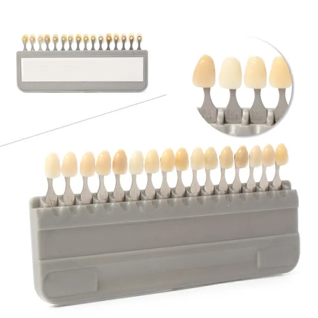 Shade Guide Teeth Dental Materials Durable Porcelain A1-D4 16 Colors Equipment